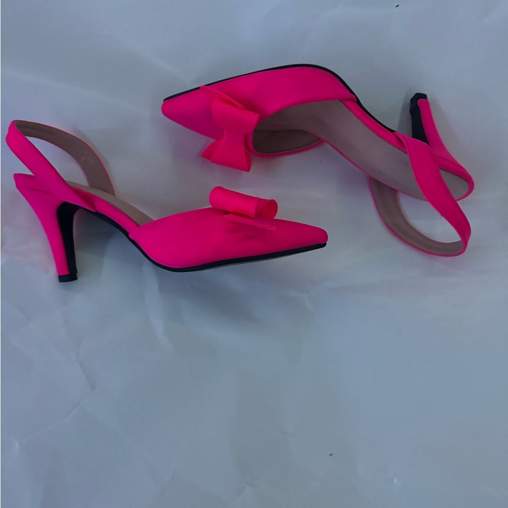 Women's Pink Slingback Heels